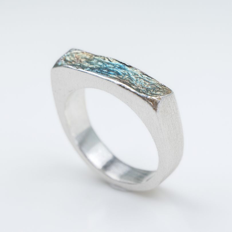 Ring aus Art Clay Silver